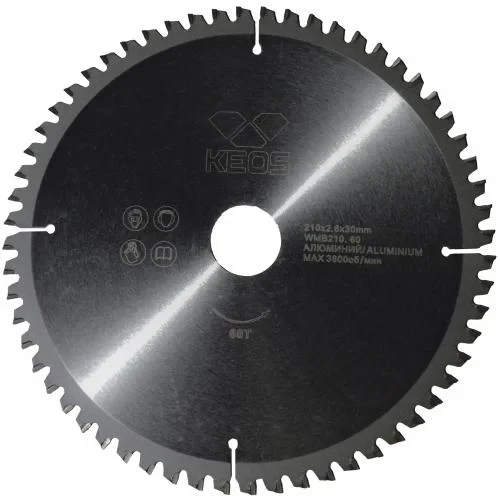 Диск пильный по металлу KEOS 210x30 z60 (WMB210.60)