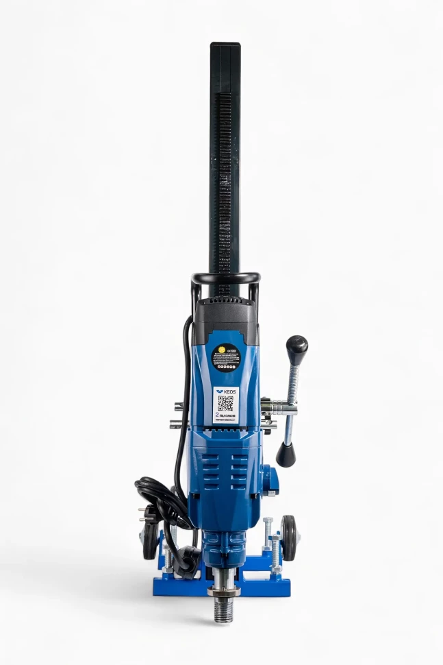 Установка для алмазного бурения KEOS KS-350 set (двигатель + прямая стойка)