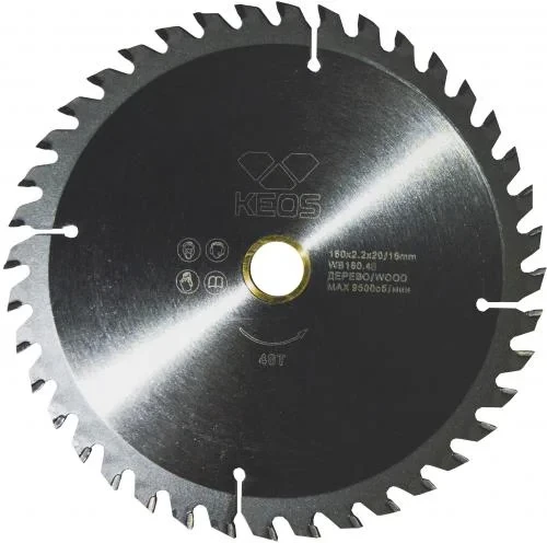 Диск пильный по дереву KEOS 160x20/16 z48 (WB160.48)