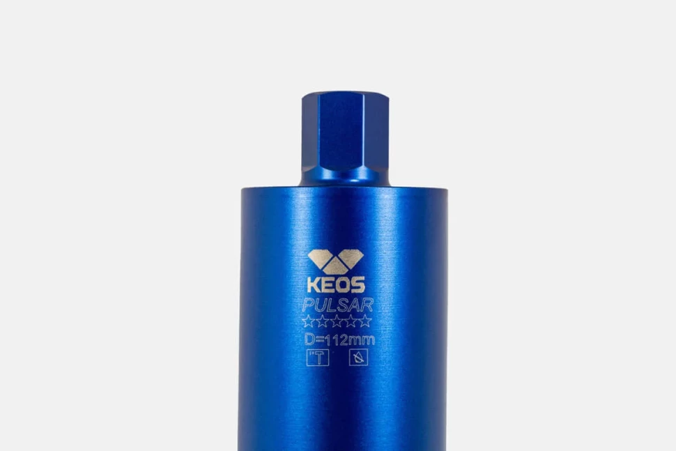 Коронка алмазная KEOS ПРО ЛАЗЕР (PRO Lazer) 1 1/4" 112Х450 (Лазерная сварка) (DCL112.450)