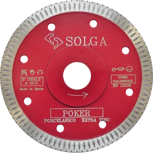 Диск алмазный СОЛГА ДИАМАНТ (Solga Diamant) ТВЕРДЫЕ МАТЕРИАЛЫ (HARD MATERIALS) сплошной по граниту и керамограниту 125х22,23 мм (10303125)