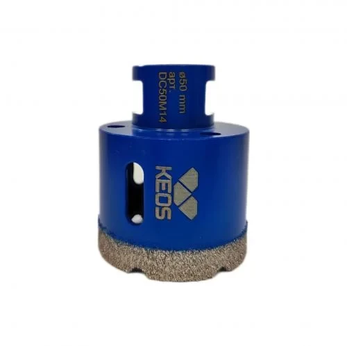 Коронка алмазная по керамограниту KEOS ПРО (PRO) 50мм M14 (DC50M14)