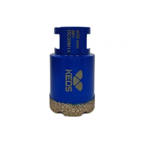 Коронка алмазная по керамограниту KEOS ПРО (PRO) 35мм M14 (DC35M14)