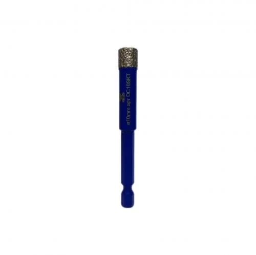 Коронка алмазная по керамограниту KEOS ПРО (PRO) с воском 10мм 1/4"HEX (DC10SKT)