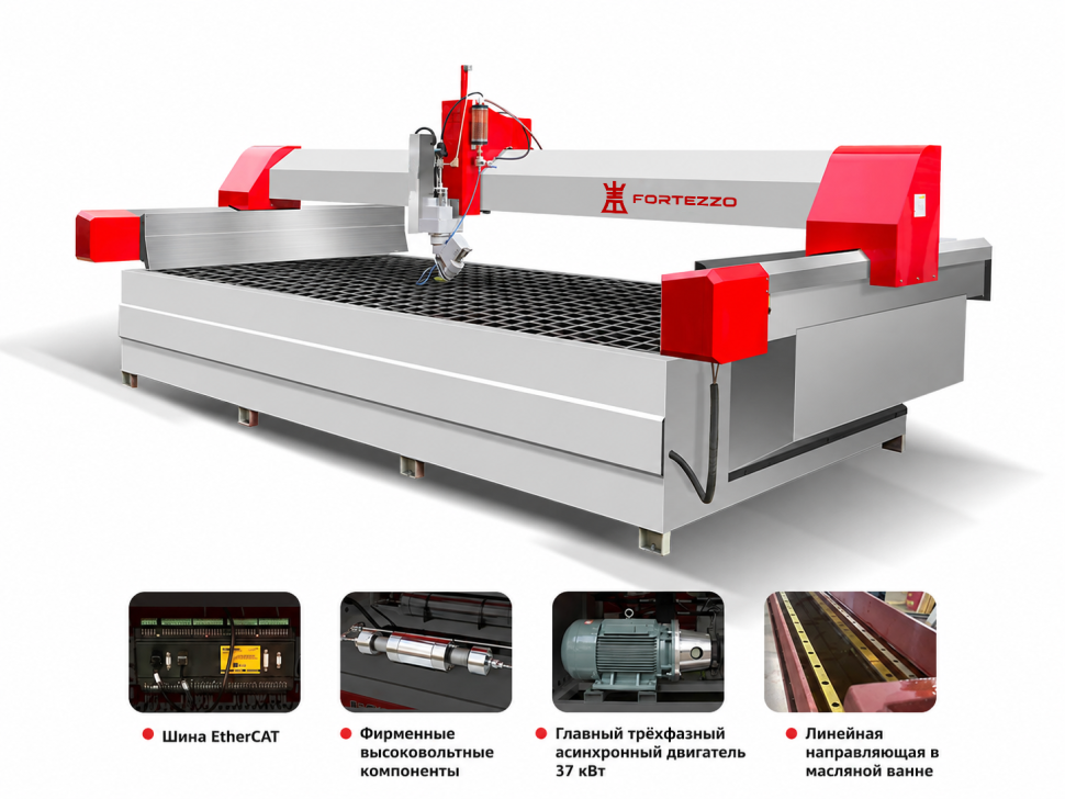 Гидроабразивный станок Fortezzo WaterJet 4020