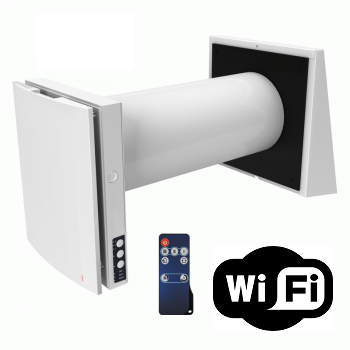 Рекуператор воздуха Winzel Expert WiFi RW1-50P для установки в стену 250-490 мм 