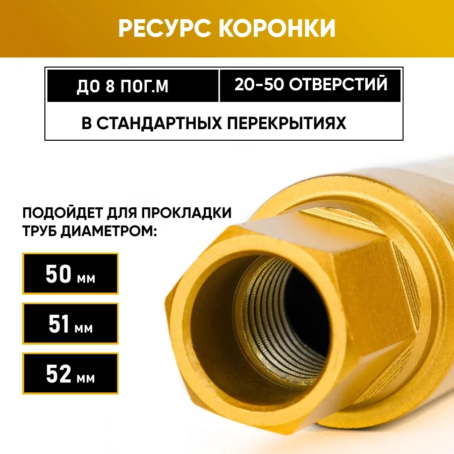 Коронка алмазная 1 1/4" 051х400